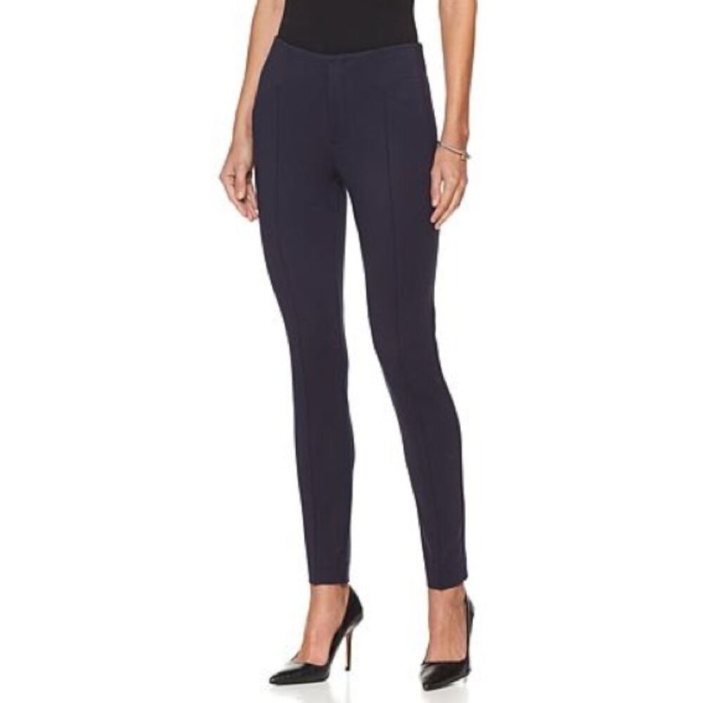 Project Gravitas Annie Ponte Stretch Dress Pants Slim Fit Shaping Sz 12 (flaw)